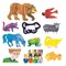Little Folk Visuals Brown Bear, Brown Bear, What Do You See? Felt Set - 11 Pieces